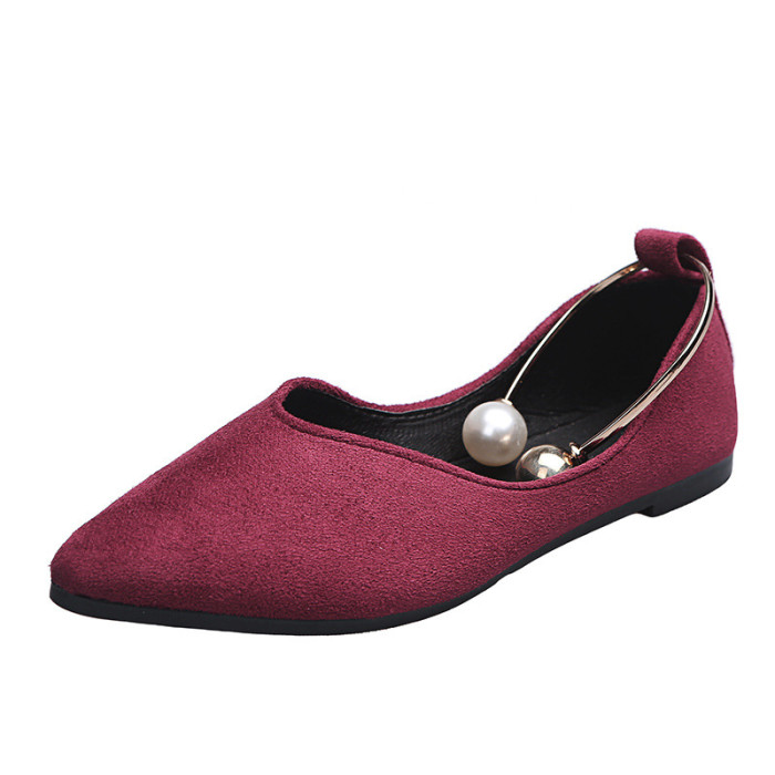 Elegant Plus Size Fashion Pointed Toe Flat & Loafers