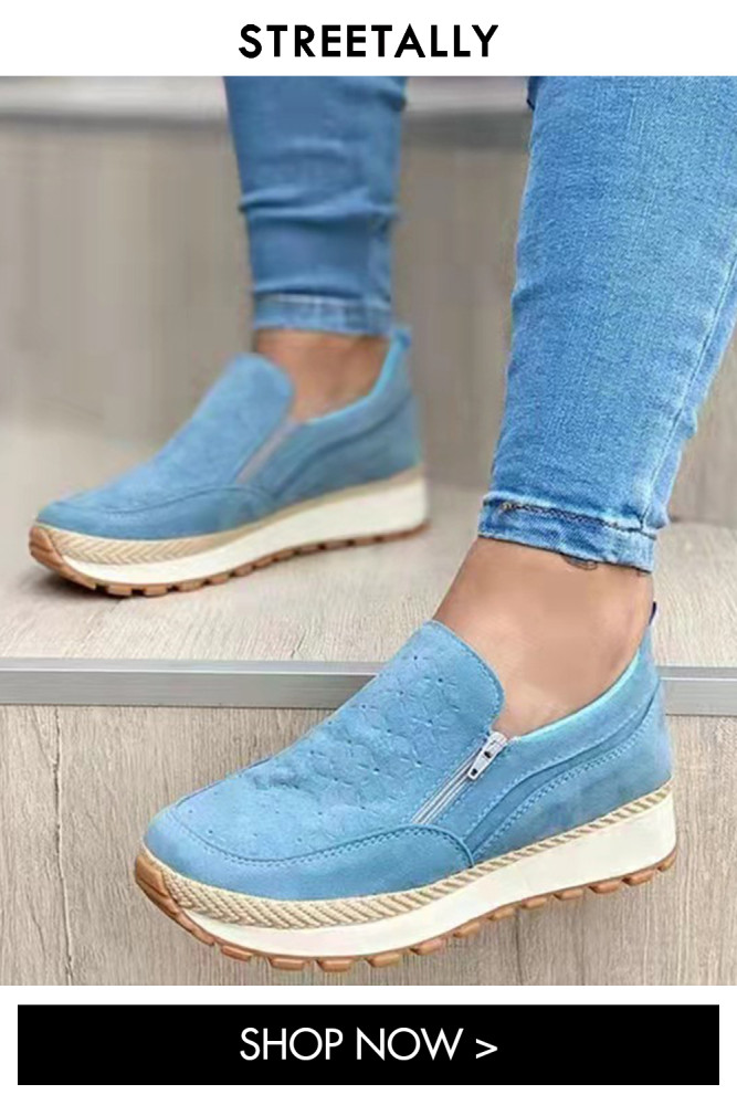 Solid Color Casual Round Toe Flat Canvas Low Top Sneakers