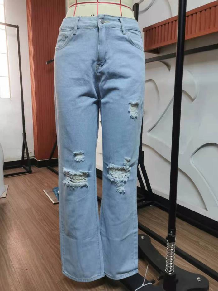Women's Jeans Spring and Autumn New Fashion Sexy Temperament Casual Jeans