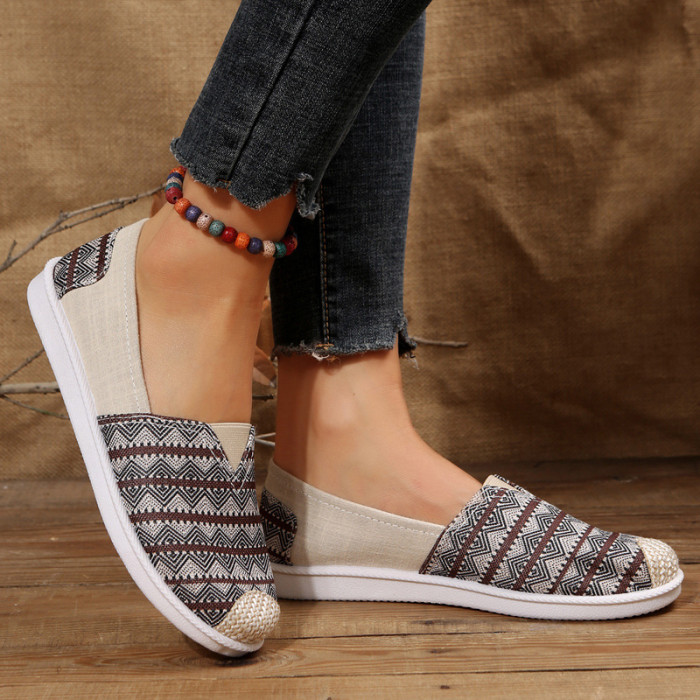 Large Women's Round Head Casual Flat&Loafers