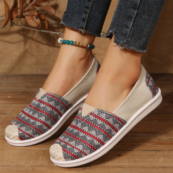 Large Women's Round Head Casual Flat&Loafers