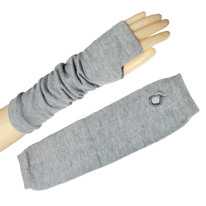 Fashion Knit Half Finger Arm Sleeves Gloves