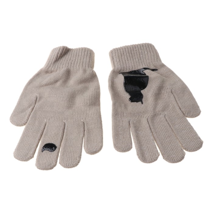 Solid Color Knit Outdoor Cycling Full Finger Gloves