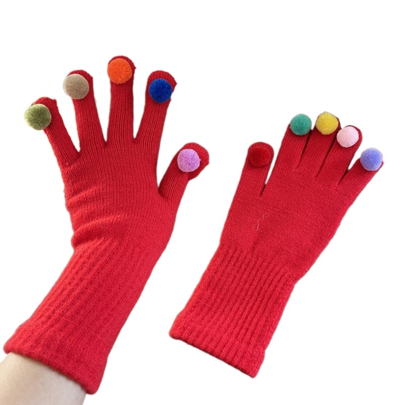 Fashion Warm Mittens Touch Screen Gloves Women's Winter Cycling Supplies