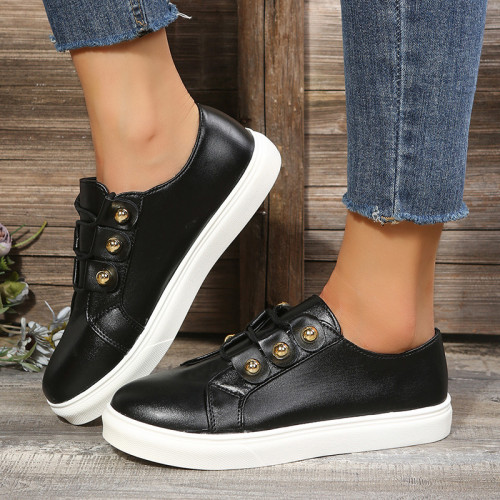 Plus Size Casual Sneakers With Flat Bottoms
