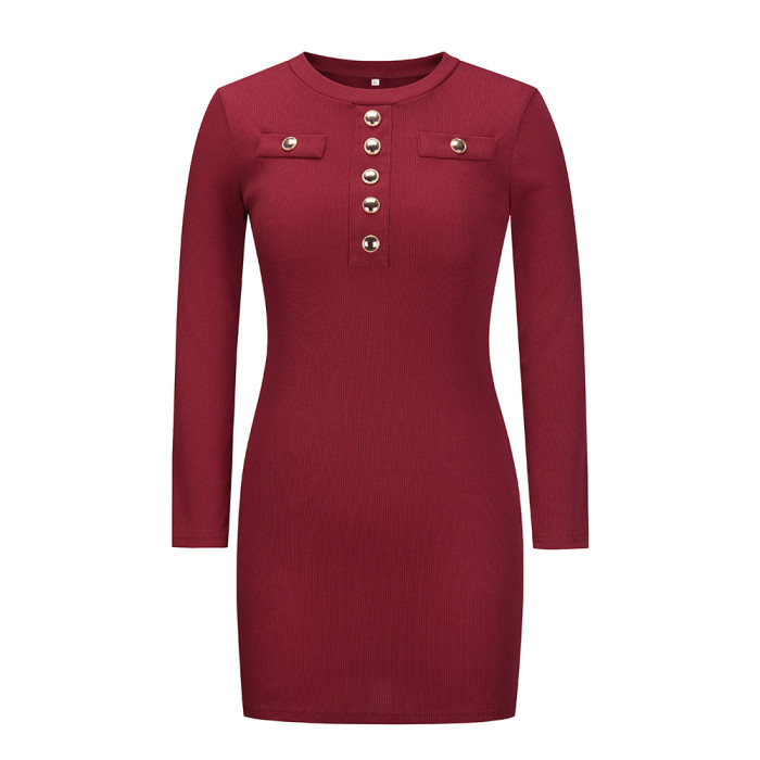 Dresses For Women Sexy Knitted Bodycon Dress