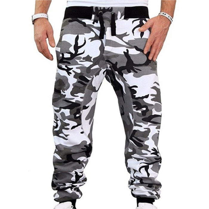 Men's Jogging Camouflage Casual Stripe Jogging Cargo Pants