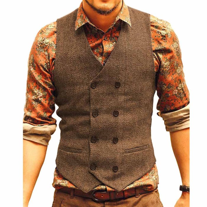 Men Fashion Casual Suit Tweed Solid Color Wedding Punk Business Vest