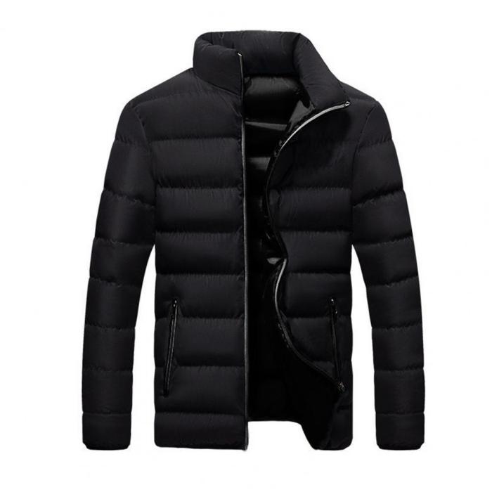 Men's Fashion Zip Pocket Stand Collar Coats & Jackets