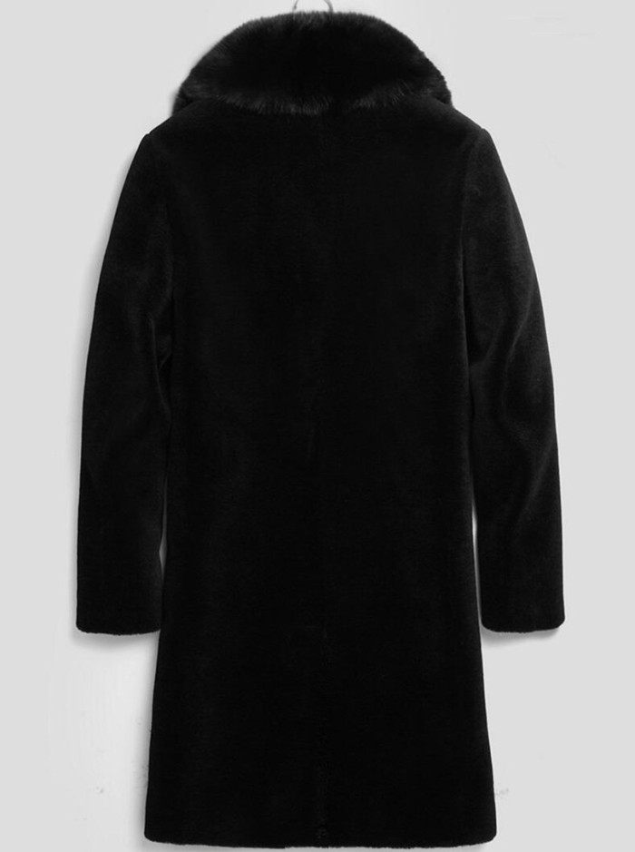 Winter Men's Design Jacket Warm Wool Blend Coat