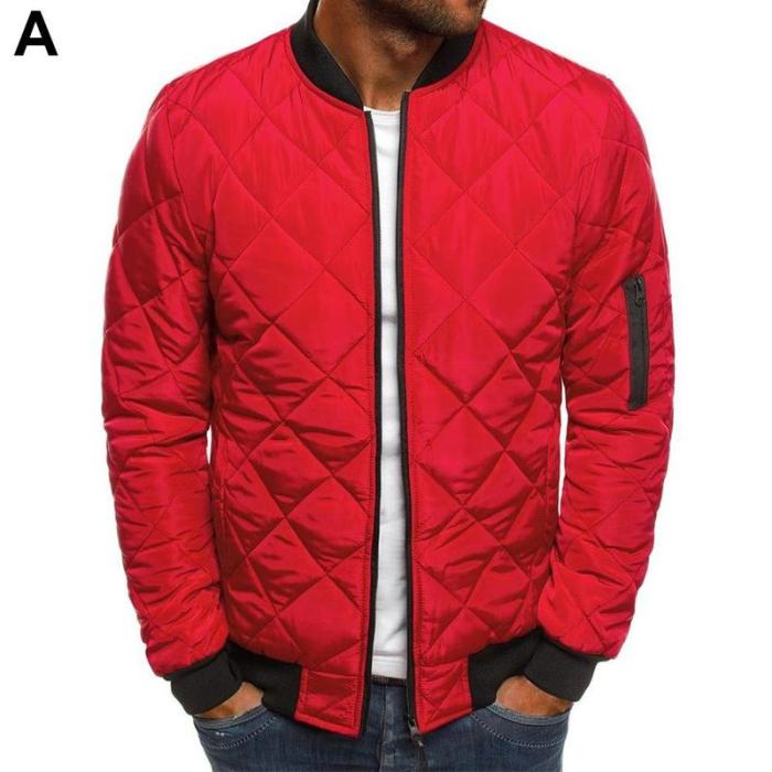 Men's Fashion Thickened Warm Casual Jacket Casual Zip Coats Outerwear
