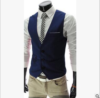 Men's Formal Fit Casual Sleeveless Business Fashion Vest