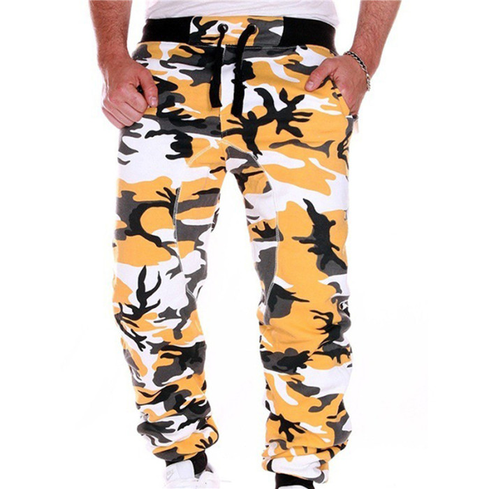 Men's Jogging Camouflage Casual Stripe Jogging Cargo Pants