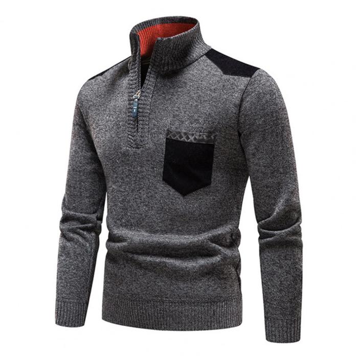 Chic Contrasting Color Skin-Friendly Loose Men's Sweater