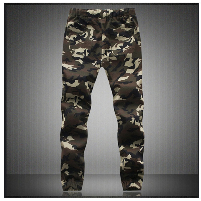 Fashion Casual Camouflage Jogging Men's Pure Cotton Pencil Harem Pants
