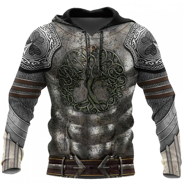 Men's Fashion Cap Long Sleeve Pullover Casual Loose Hoodie Coat