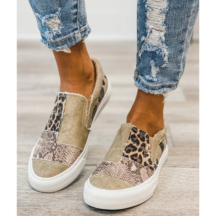 Women's Shoes Fashion Print Office Canvas Shoes