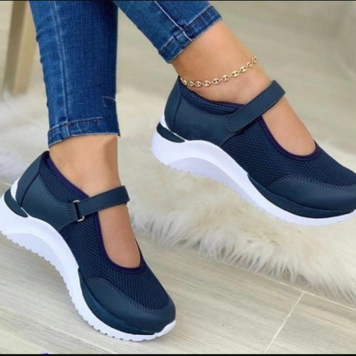 Women's Shoes Outdoor Breathable Mesh Casual Thick Sole  Sneakers