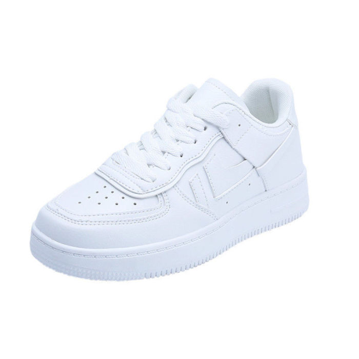 Women's Shoes Fashionable White Non-slip Casual Flat Sneakers