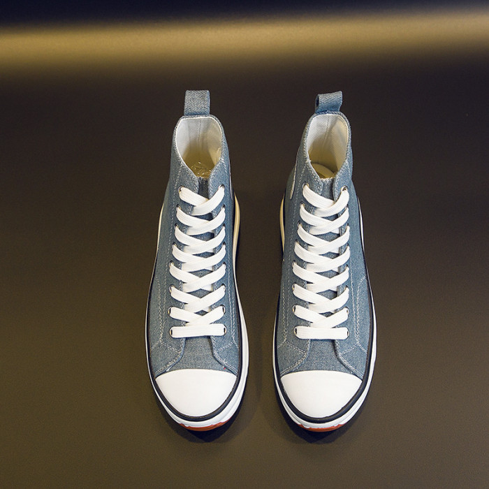 Women's Shoes Fashion Lace Up Platform Casual Canvas Shoes