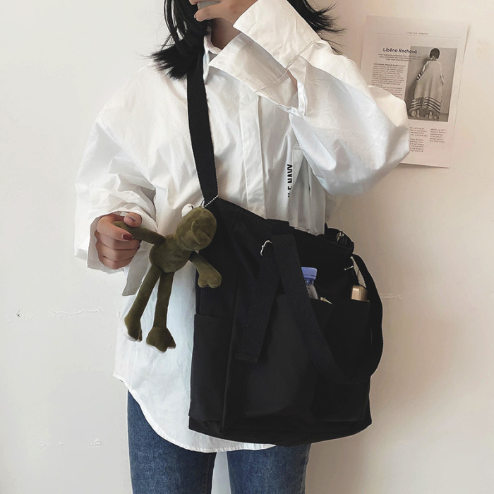 Ladies Shopping Fashion Zipper Shoulder Waterproof Large Capacity Handbag