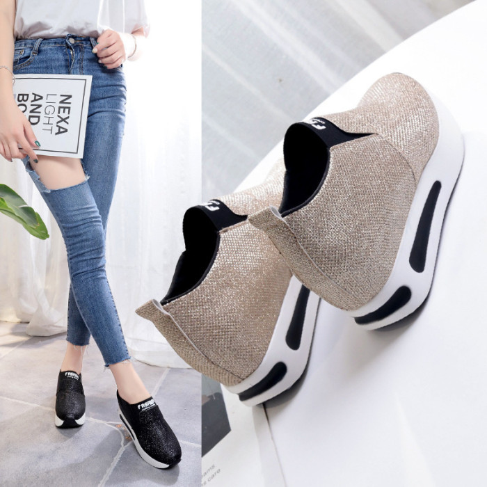 Fashion Platform Casual Elegant Comfort Platform Sneakers