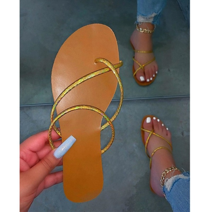Women's Shoes Fashion Casual Outdoor Beach Comfortable Flat Slippers