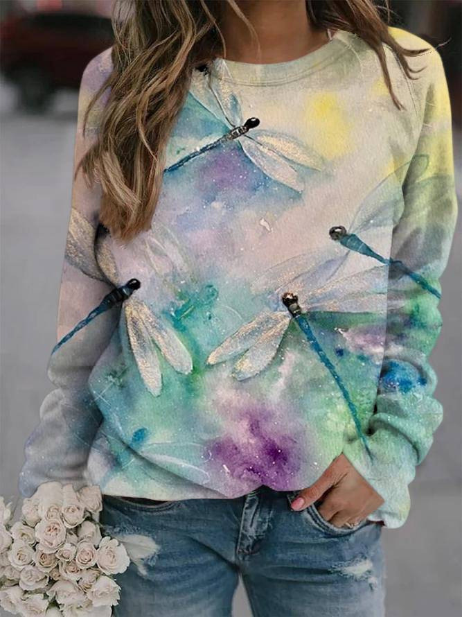 3D Printed Trendy Loose  Sweatshirt