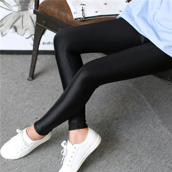 Winter Fashion Warm High Elastic Thickened Black Leggings