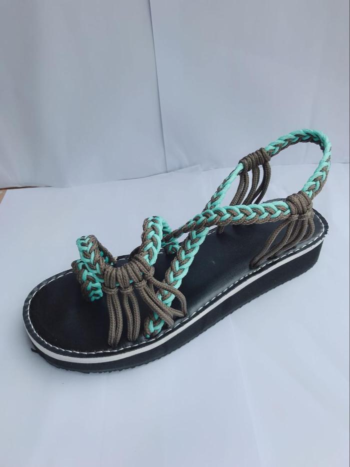 Women's Fashion Knot Beach Toe Flat Sandals