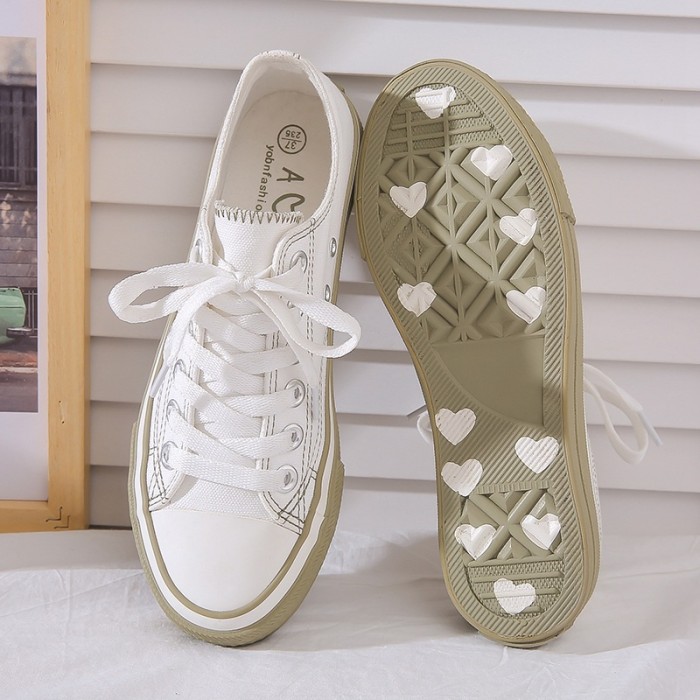 Women's Breathable Casual Student Cute Canvas Sneakers