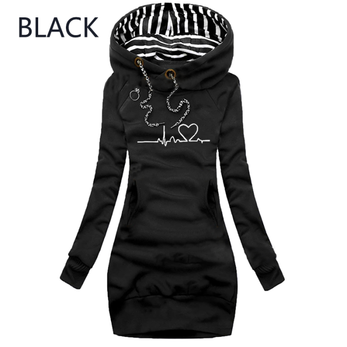 Women's Fashion Long Sleeve Casual Hoodie Pullover