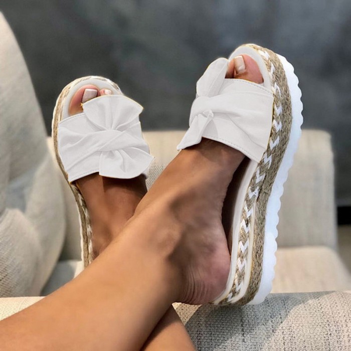 Women's Thick Sole Wedge Fashion Casual Summer Slippers