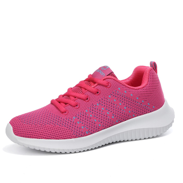 Women Running Shoes Breathable Lightweight Anti-Slip Mesh Soft Sneakers