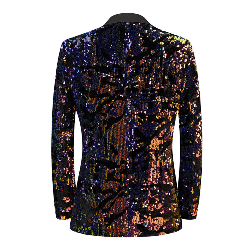 Men's Sequin Slim Fit Blazer