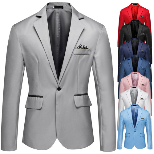 Men Wedding Casual Business Slim Fit Blazer