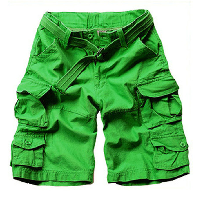 Summer Fashion Cotton Casual Pocket Military Cargo Shorts