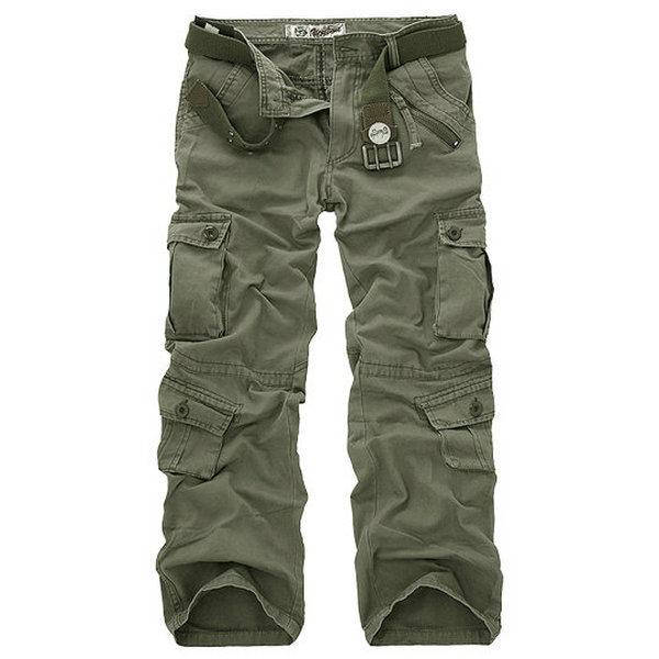 Fashion Cotton Tactical Workout Straight Fit Casual Camouflage Men's Cargo Pants