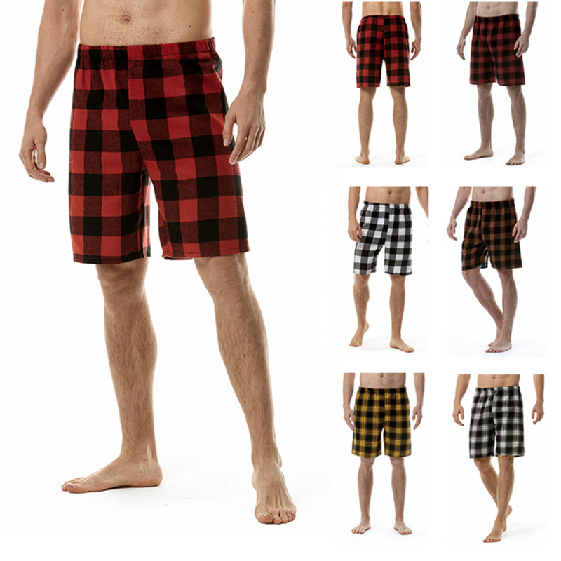 Men's Fashionable Casual Checkered Shorts