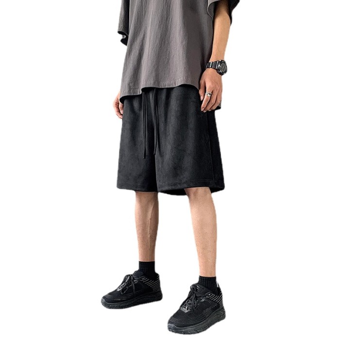 Retro High Street Punk Workwear Casual Men's Sports Half Pants
