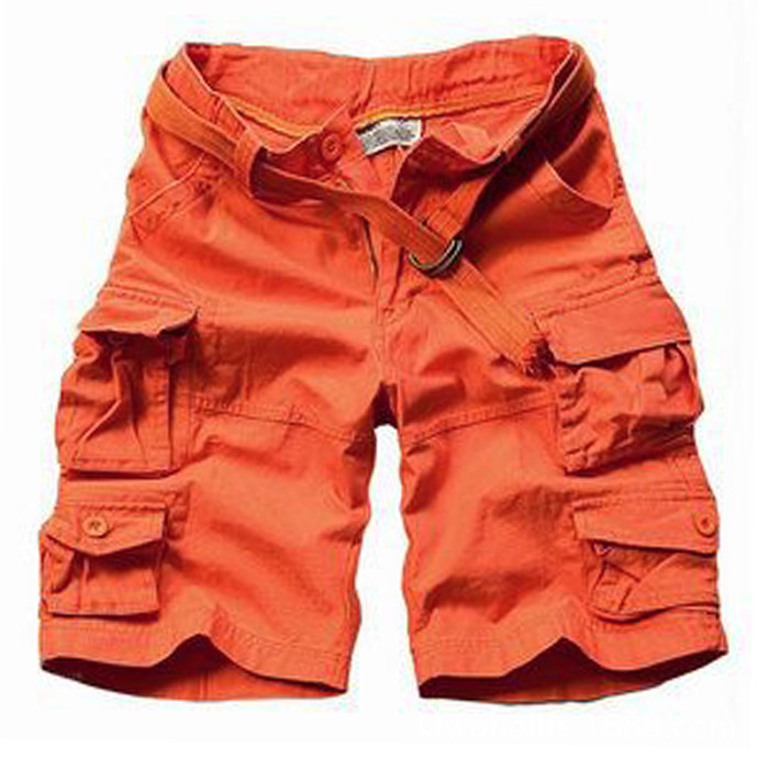 Summer Fashion Cotton Casual Pocket Military Cargo Shorts