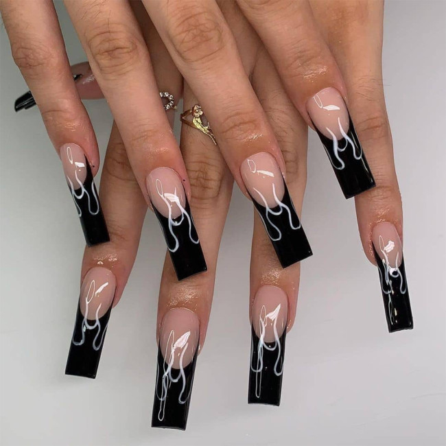 French Flame Fashionable and Exquisite Nail Art Stickers