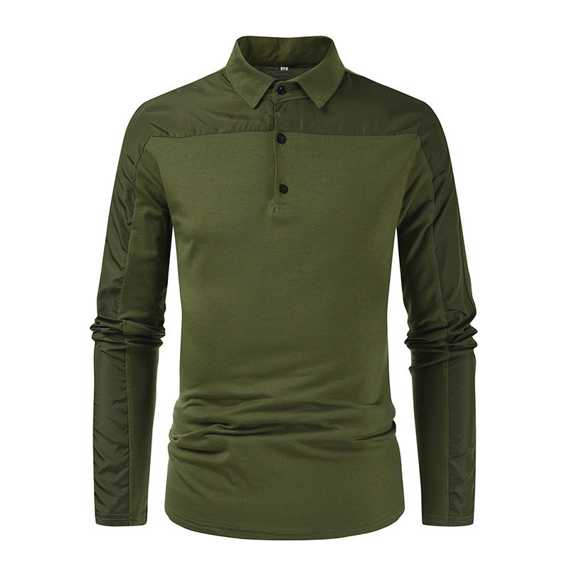 Men's Patchwork Outdoor Casual Shirts  Streetwear Top
