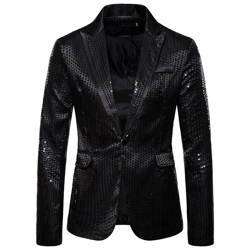 Fashion Shiny Decorated Blazer