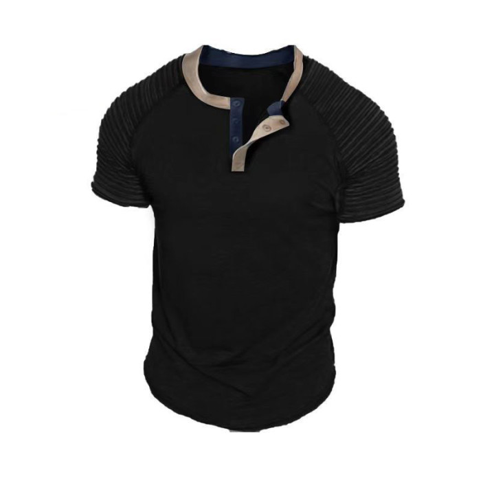 Fashion O Neck Casual Solid Color Short Sleeve T Shirt