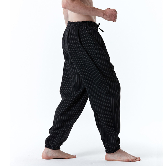 Men Loose Casual Fashion Stripe Pants