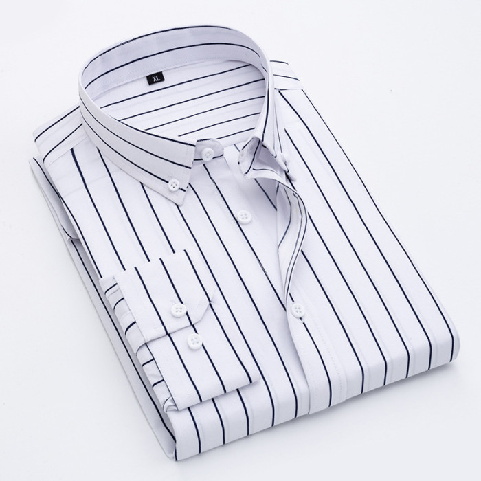 Stylish Striped Print Long Sleeve Shirt
