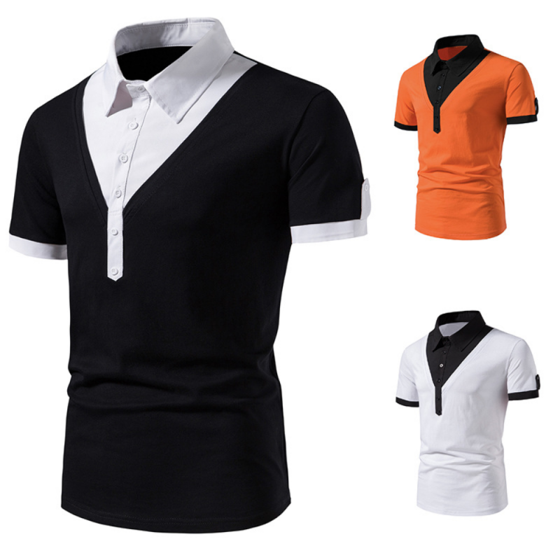 Men's Fashion Short Sleeve Polo Shirt