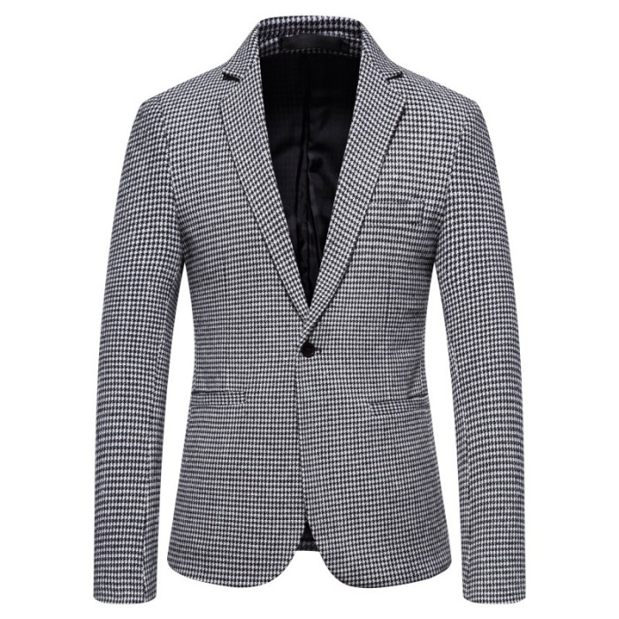 Men Slim Fit Fashion Casual Business Blazers