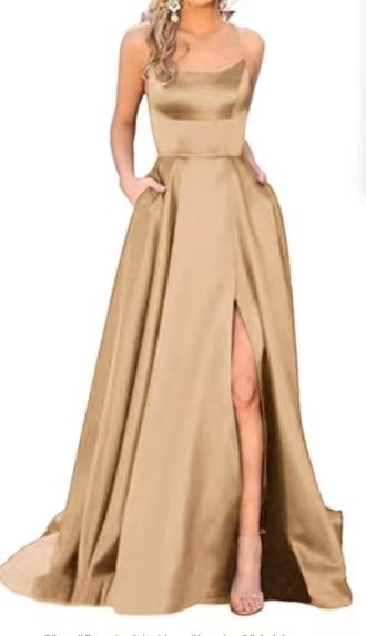 Stylish Solid Color Slip Dress